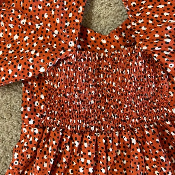 ANTHROPOLOGIE Brand: The Odell’s Ariel Puff Sleeve Mini Dress - Picture 5 of 6